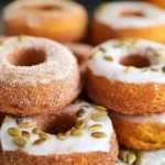 Moist Baked Pumpkin Donuts