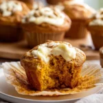 Moist Pumpkin Cream Cheese Muffins