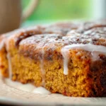 Moist Pumpkin Honey Bun Cake