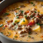 One Pot Cheeseburger Soup