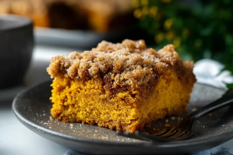 Quick Pumpkin Crumb Cake