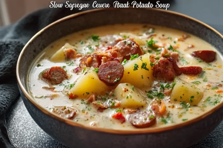 Slow Cooker Sausage and Potato Soup Recipe