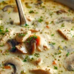 The Best Cozy Creamy Chicken Mushroom Soup