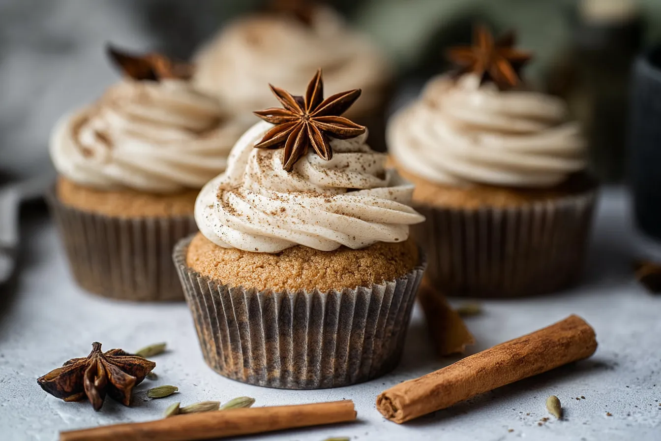 The Best Dirty Chai Cupcakes