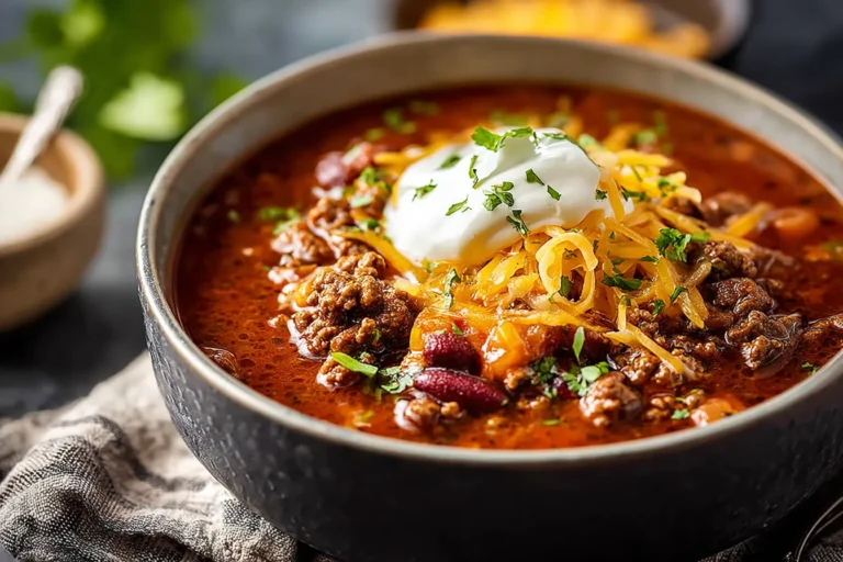 The Best Ground Beef Taco Soup