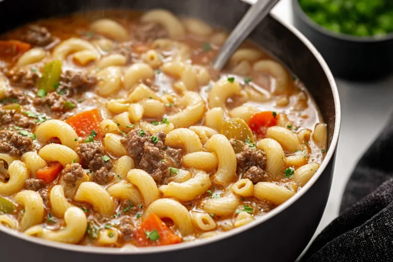 The Best Hamburger Helper Soup