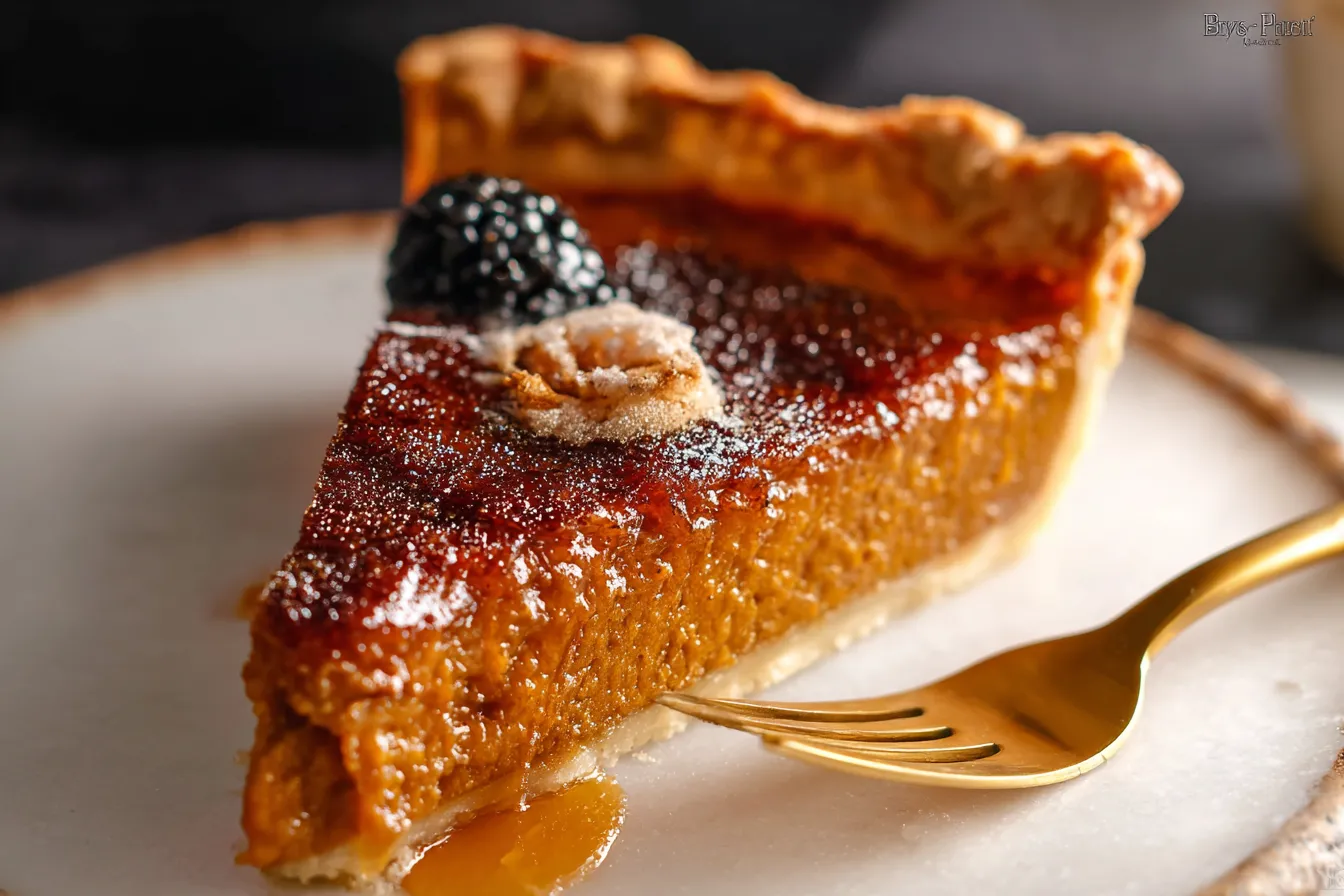 The Ultimate Pumpkin Pie Brûlée