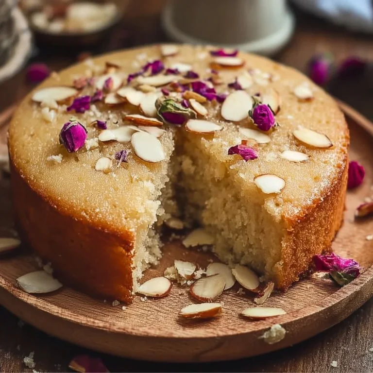 Delicious Eggless Goan Mawa Cake on a decorative plate
