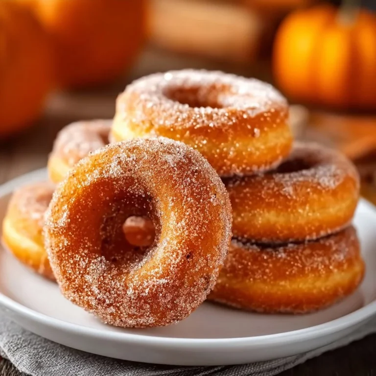 Healthy baked pumpkin donuts with spices and frosting on a plate