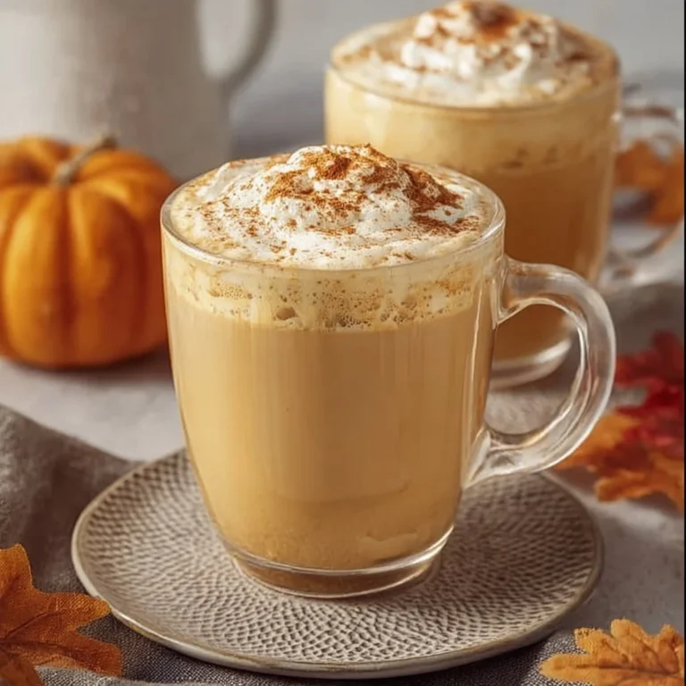 A cozy cup of pumpkin spice milk topped with whipped cream and cinnamon.