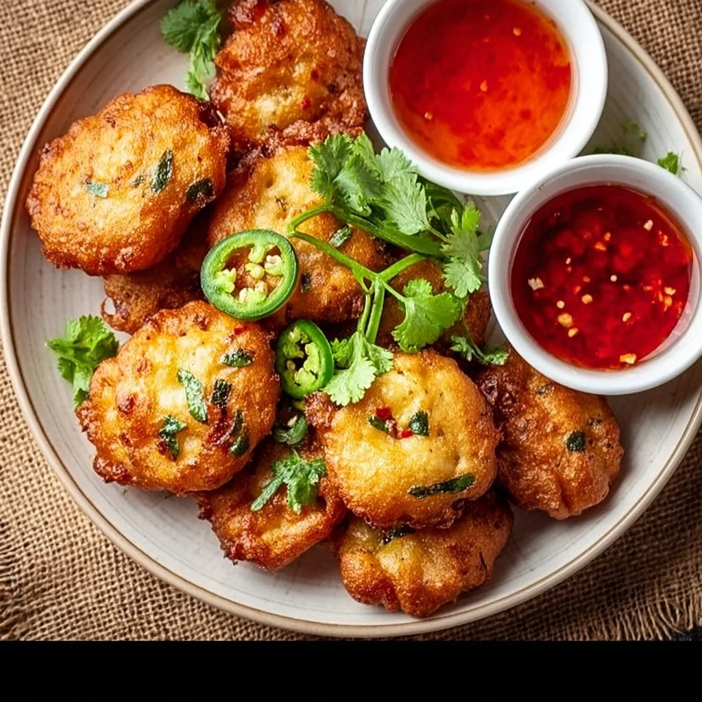 Crispy Akara - Golden brown Nigerian bean cakes served on a plate.