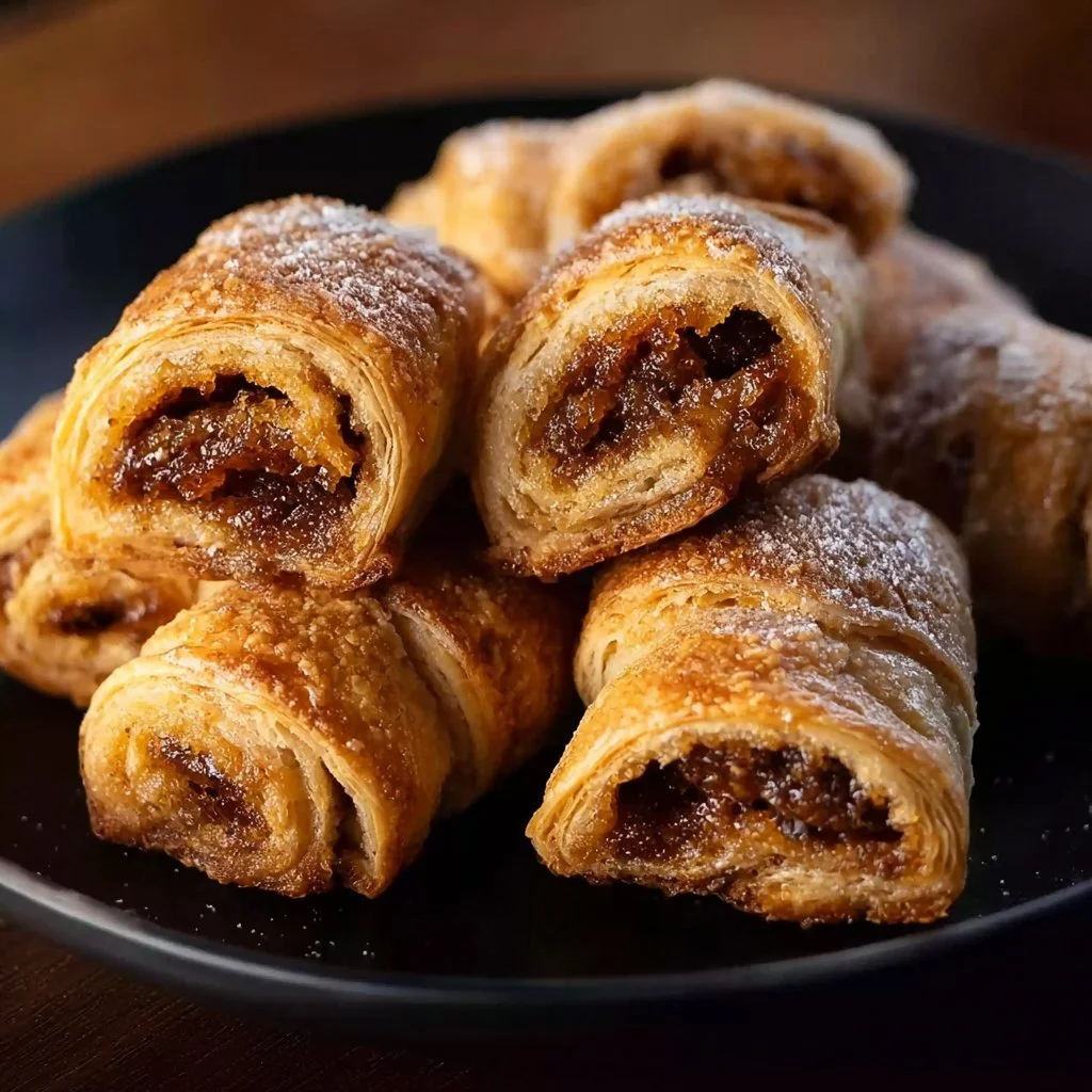 Delicious easy rugelach cookies with a flaky crust and sweet fillings