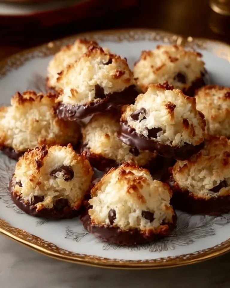 Irresistible chocolate chip macaroon puffs with a chewy texture and rich flavor