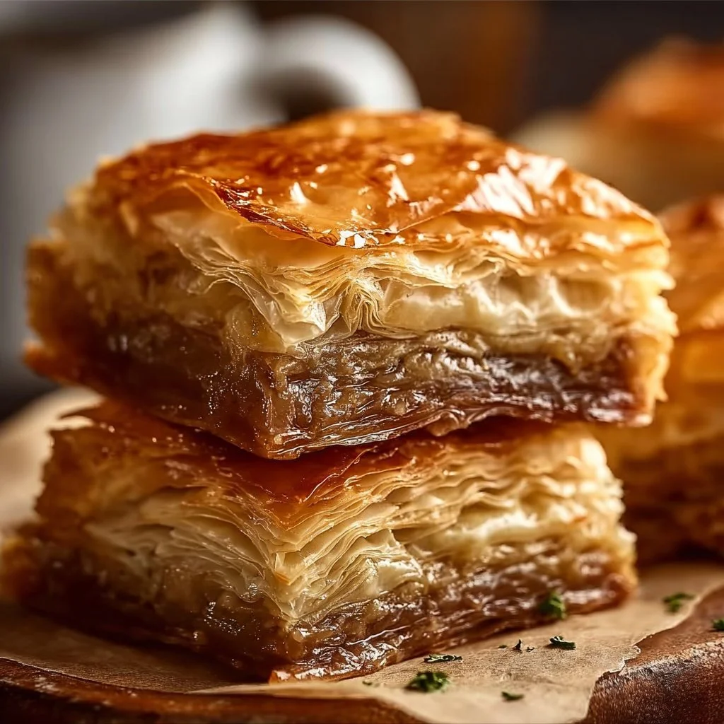 Irresistible French Dip Squares served on a platter