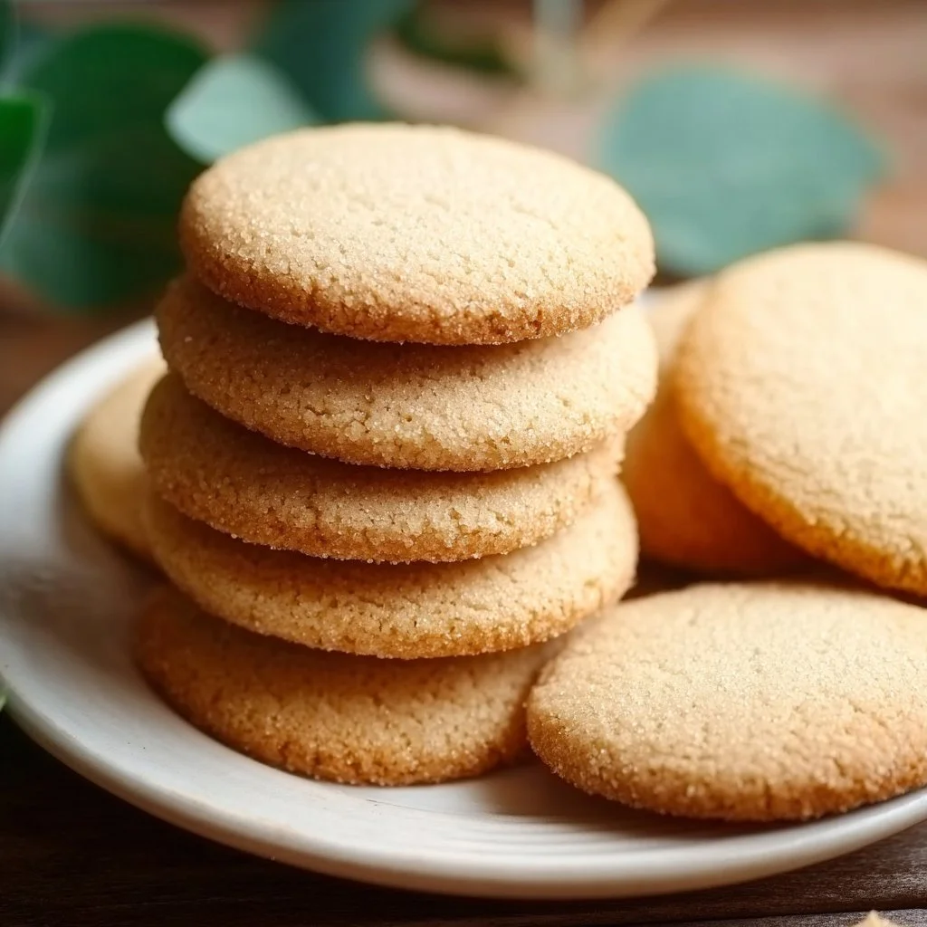 Baked soft honey cookies on a cooling rack with honey drizzling on top.