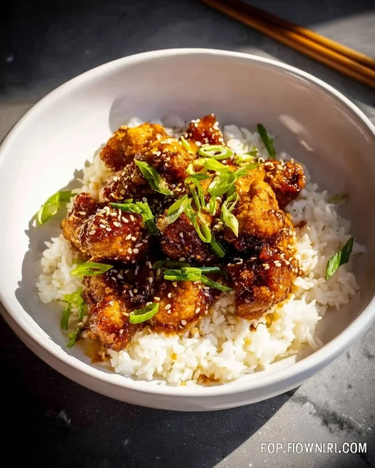 Delicious easy honey butter chicken served on a plate with a side of vegetables