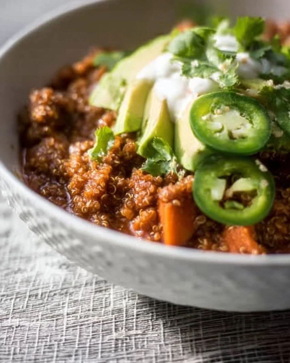 Delicious Instant Pot turkey chili served in a bowl with garnishes