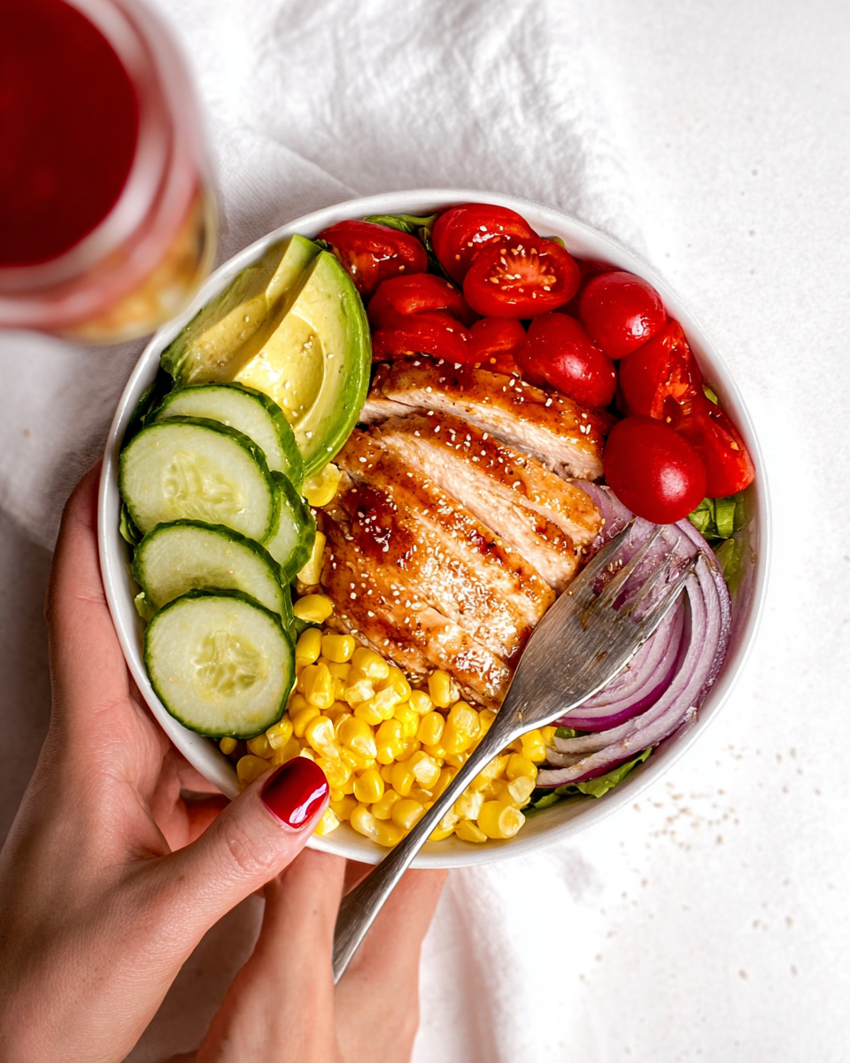 Honey Hot Chicken Salad - Whipped It Up