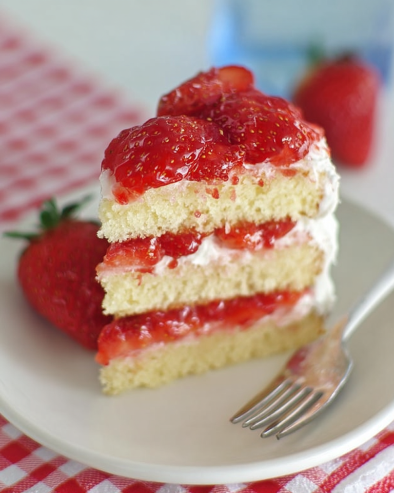 The Best Strawberry Shortcake Cake