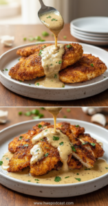 crispy-parmesan-chicken-with-a-rich-garlic-sauce---easy-dinner-idea---delectable-meal_feature