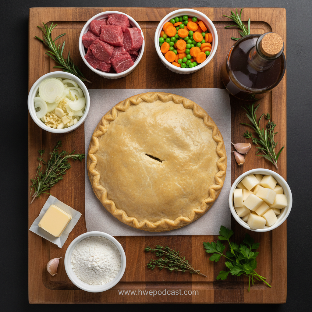 Beef Pot Pie Ingredients