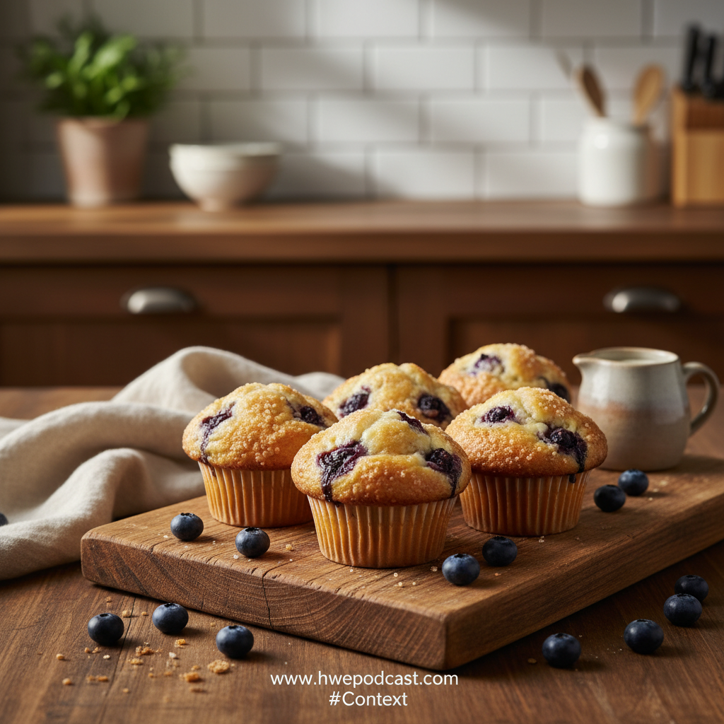 Deluxe Blueberry Cream Cheese Muffins