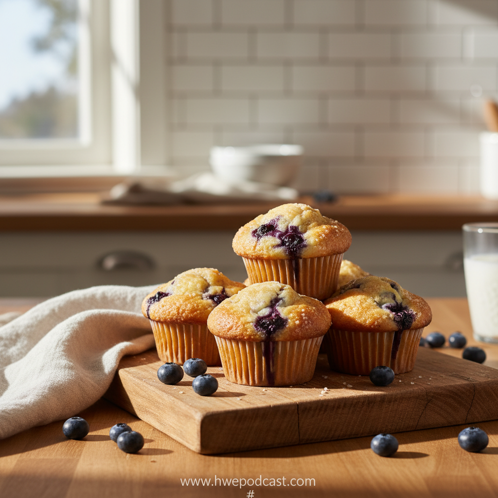 Deluxe Blueberry Cream Cheese Muffins