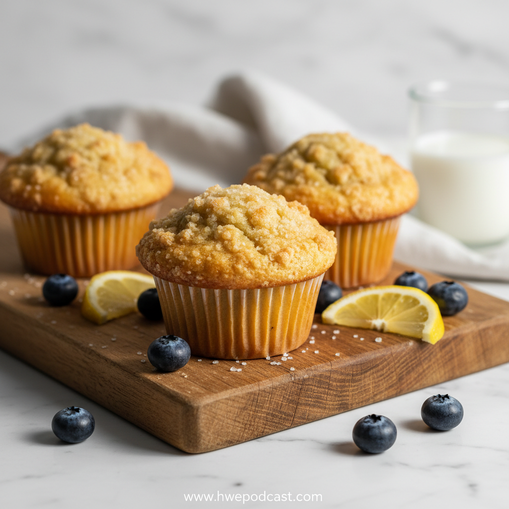 Lemon Blueberry Muffins